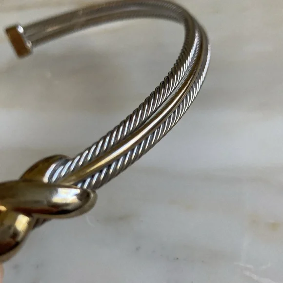 Beautiful in the style of David Yurman collar necklace - Picture 4 of 6